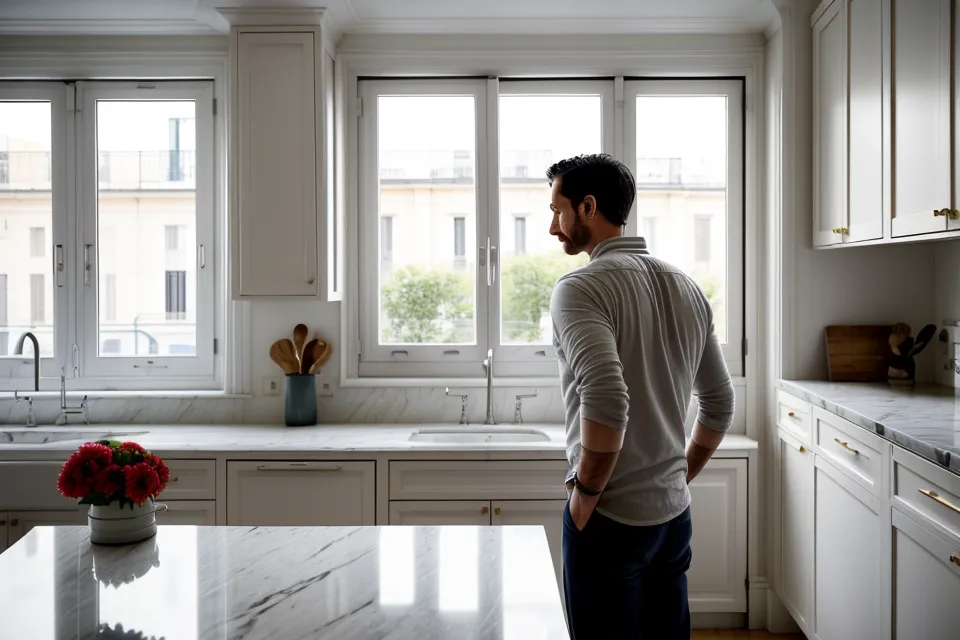 Comparatif de formations en investissement locatif et dossiers de calcul de rentabilité sur un bureau, en soirée.