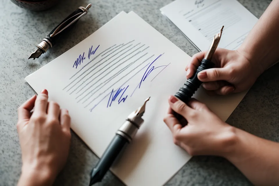 Signature et vérification des annexes d'un acte authentique de vente