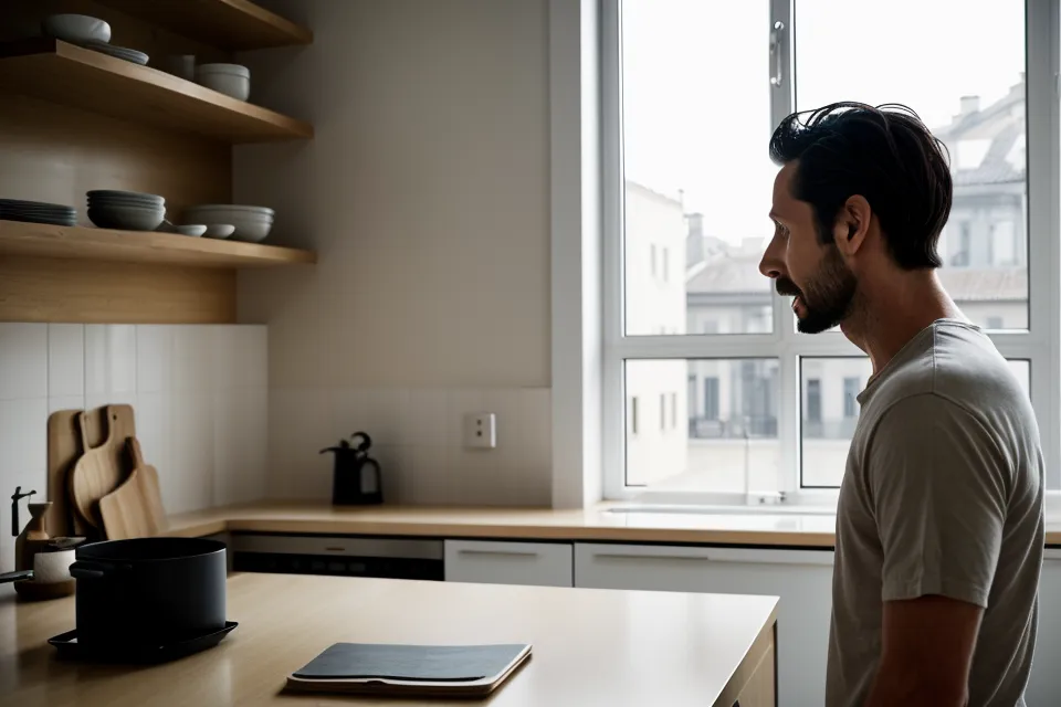 Bureau avec carte de quartier et carnet de notes pour recherche immobilière