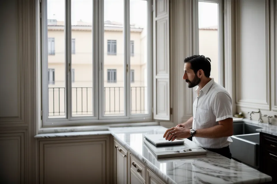 Intérieur d'un appartement ancien nécessitant des travaux avant mise en colocation.
