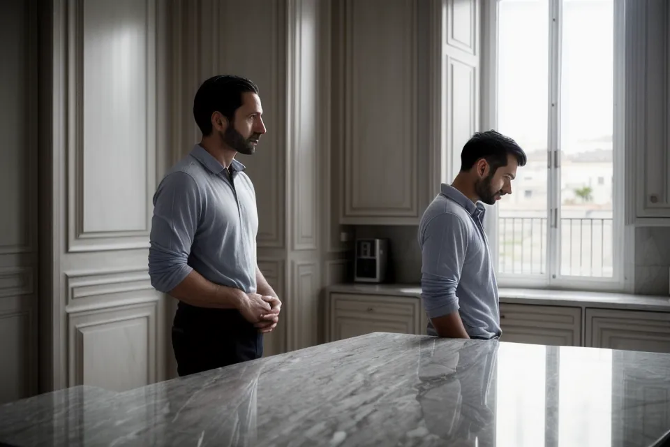 Plan au sol d'un appartement T4 optimisé pour la colocation meublée.