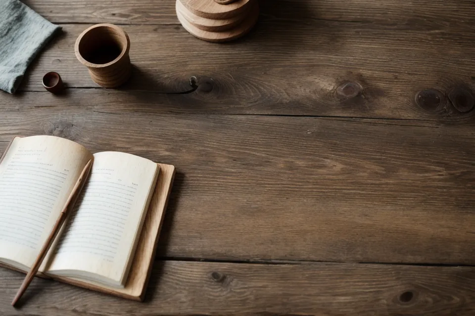 Contrat immobilier et calculatrice sur une table en bois.