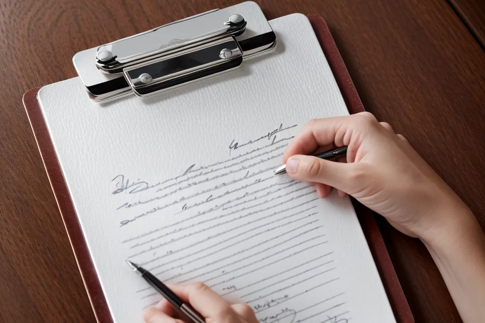 Signature d'un bail de colocation dans un appartement meublé
